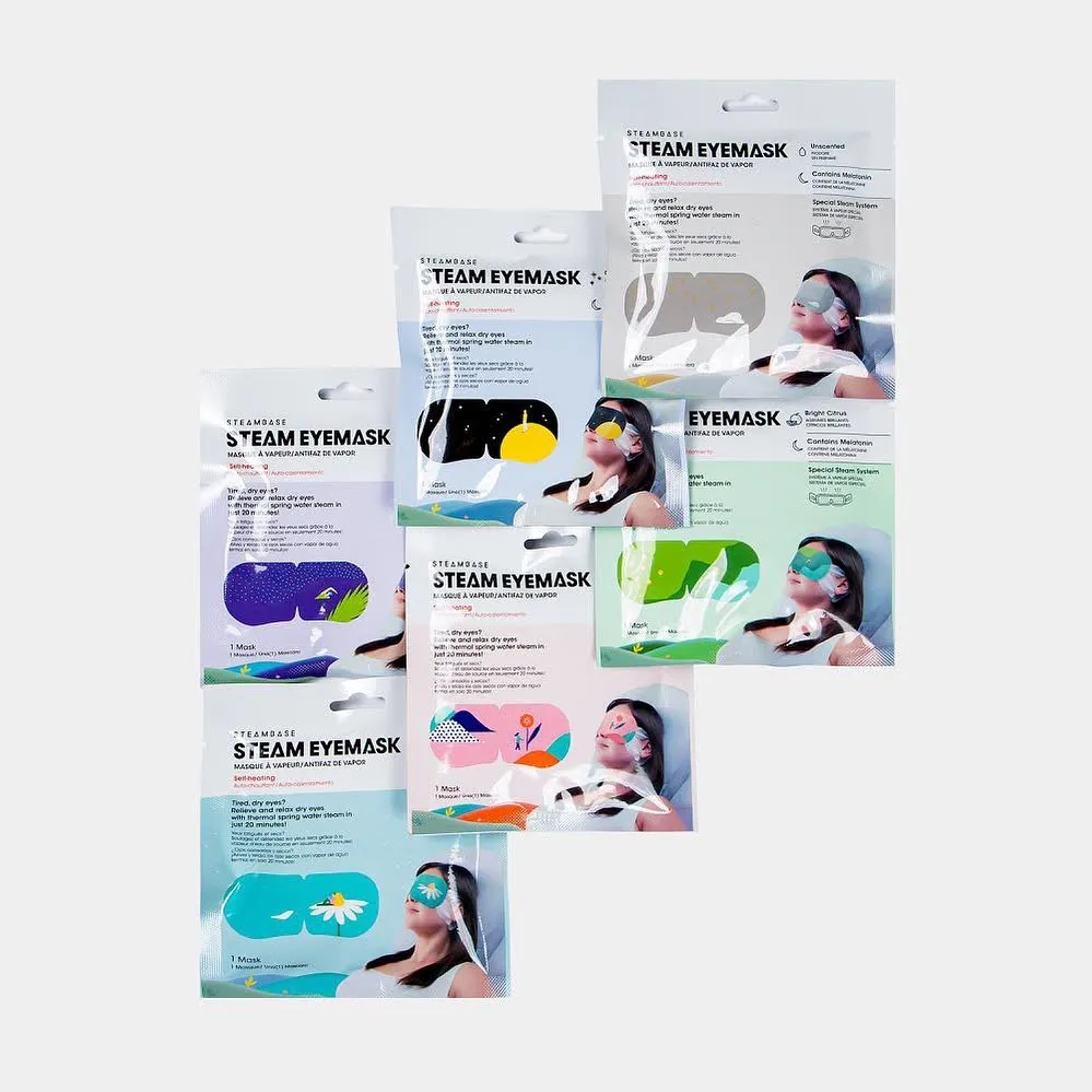 Steambase Steam Eye Mask Assorted | 6pk