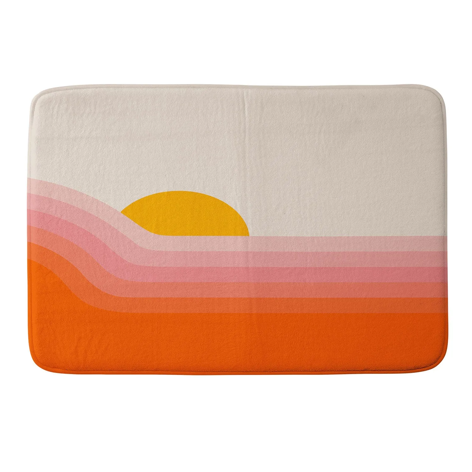 STRAWBERRY DIPPER MEMORY FOAM BATH MAT