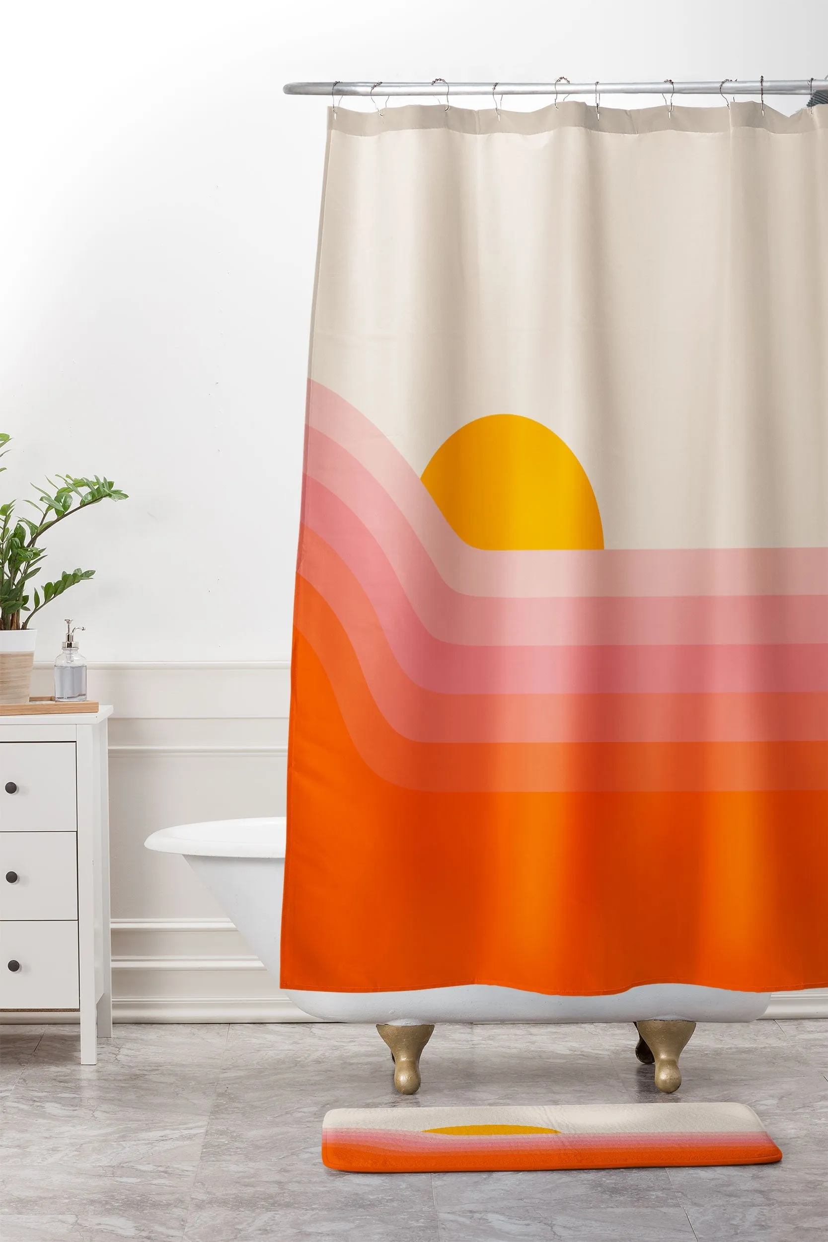 STRAWBERRY DIPPER MEMORY FOAM BATH MAT