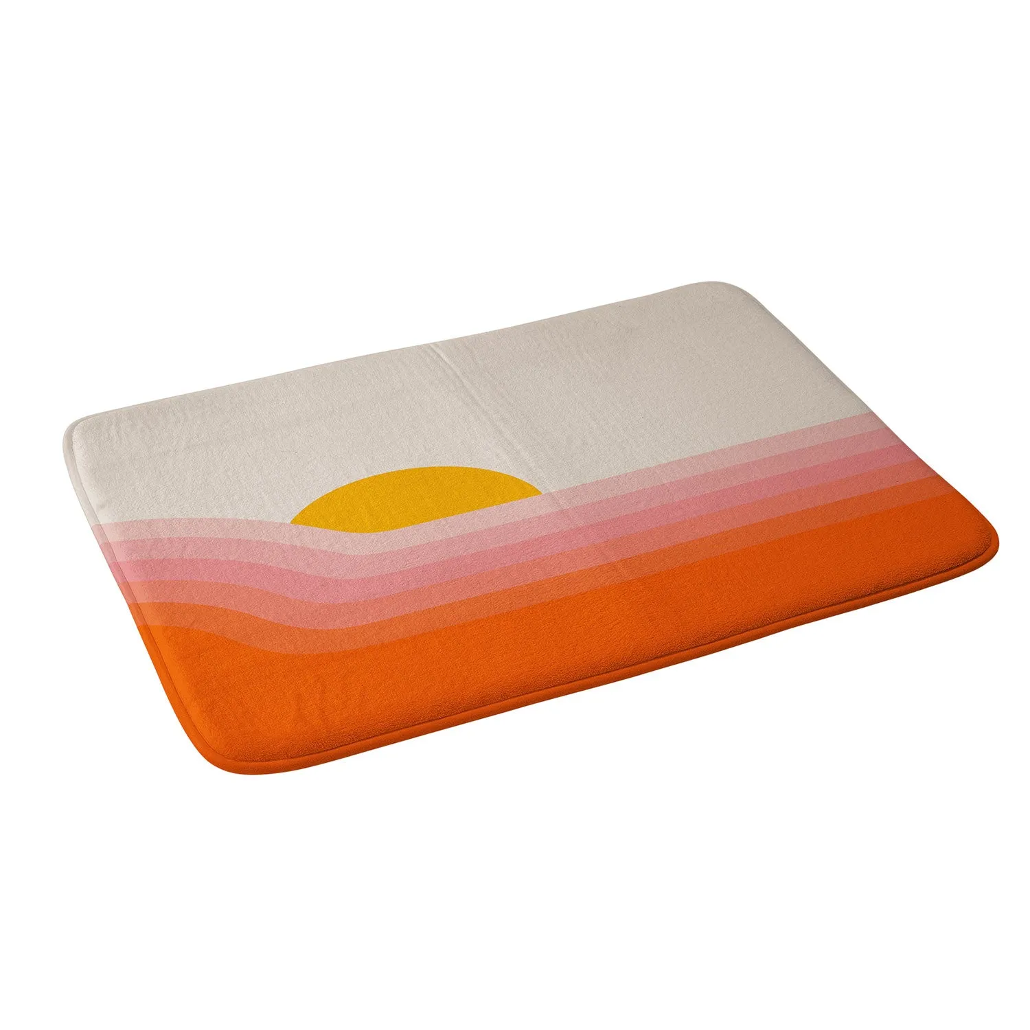STRAWBERRY DIPPER MEMORY FOAM BATH MAT