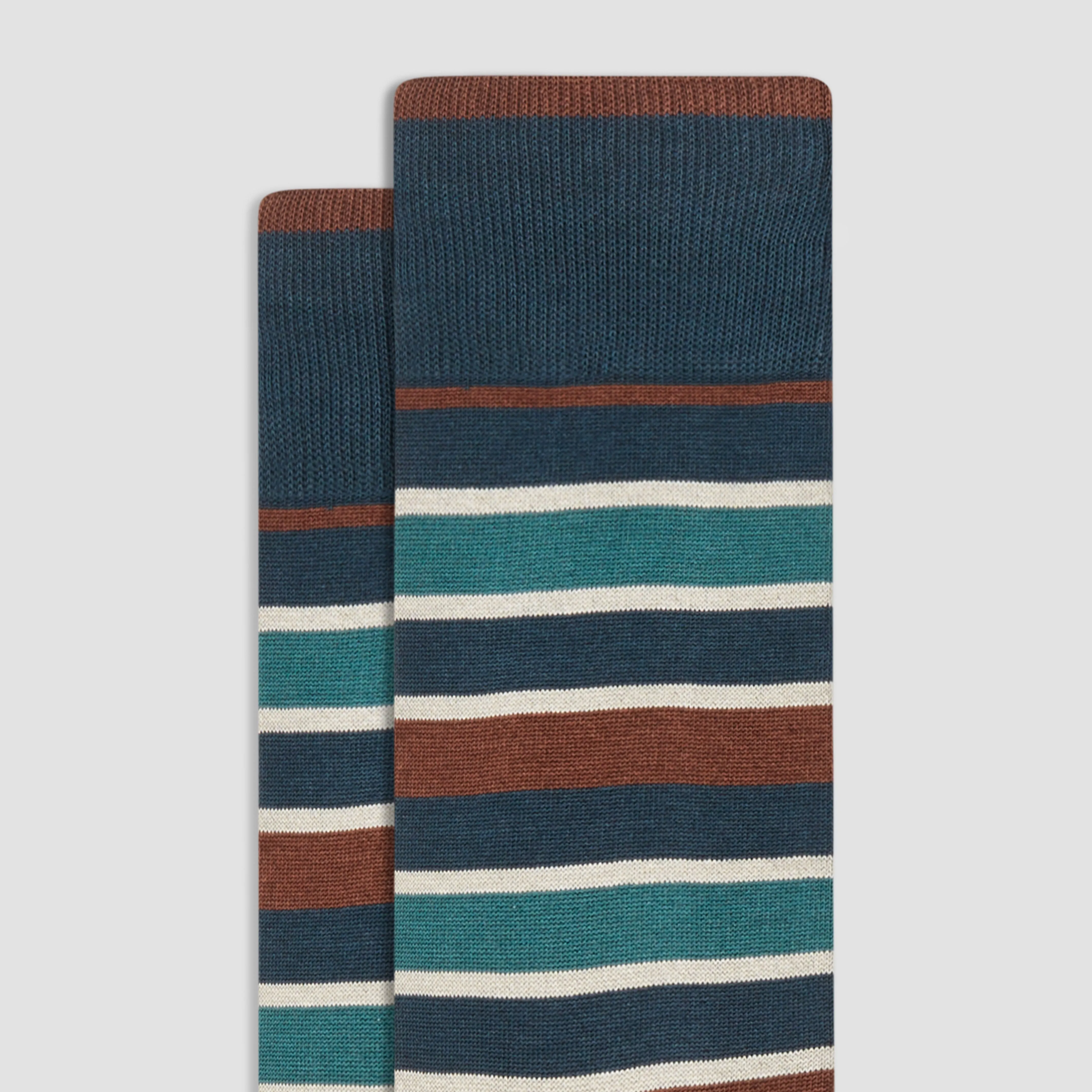 Striped Mid-Calf Socks