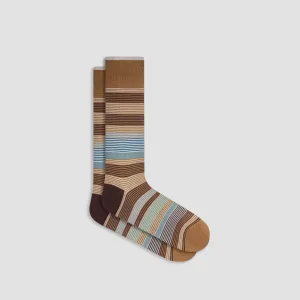 Striped Mid-Calf Socks