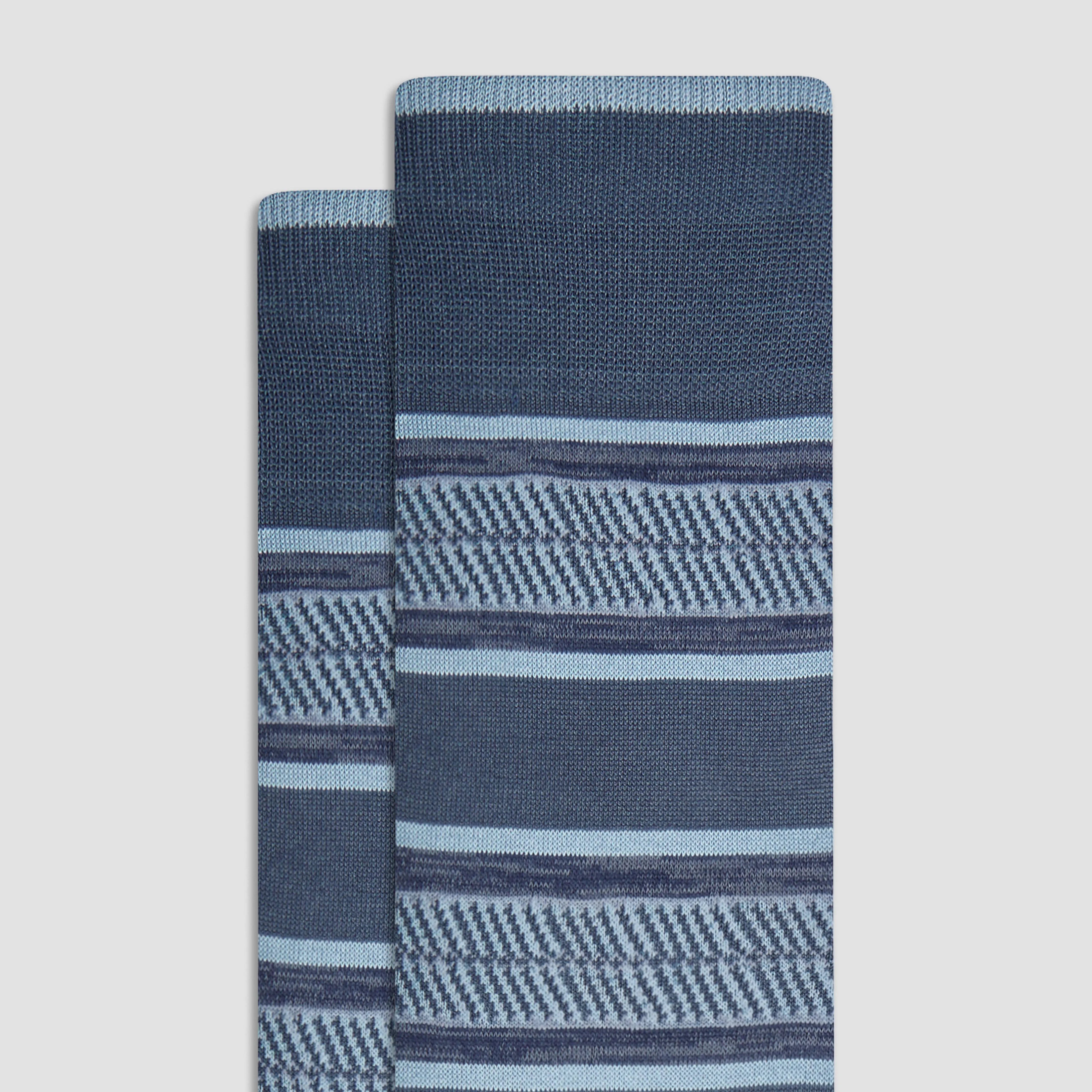 Striped Mid-Calf Socks