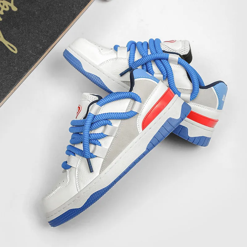 Stylish Men's Niche Platform Shoes - Low-Top, Casual, Fashionable, All-Matching