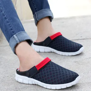 Summer men's and women's mules clogs casual sandals shoes lovers shoes male hole slippers