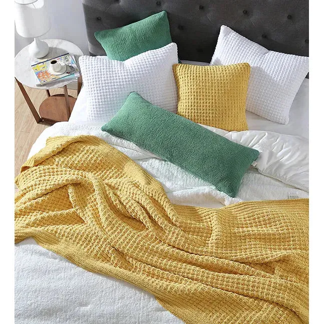 Sunday Citizen Teal Snug Throw Pillow 20x20