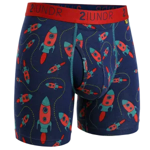 SWING SHIFT 6" BOXER BRIEF - ROCKETS