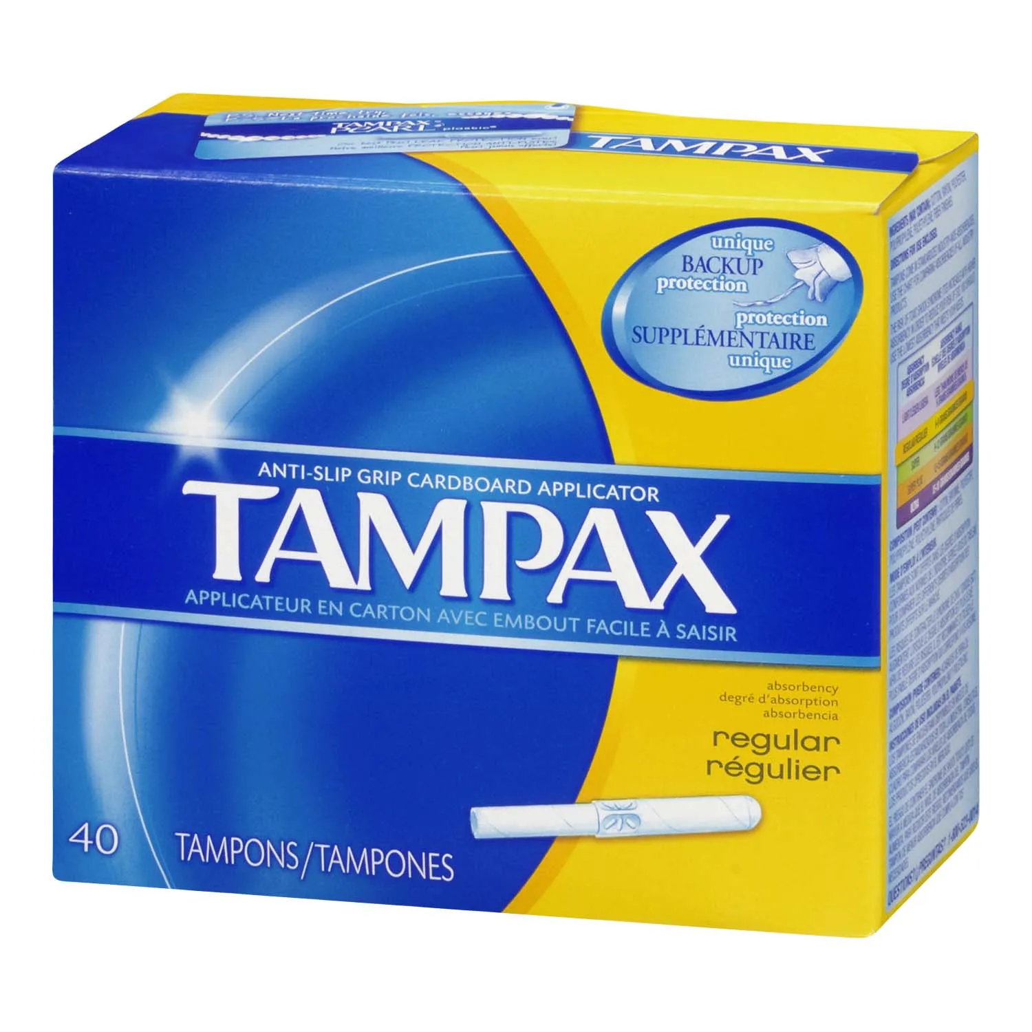 Tampax Cardboard Applicator Unscented Tampons