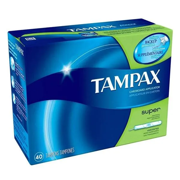 Tampax Cardboard Applicator Unscented Tampons
