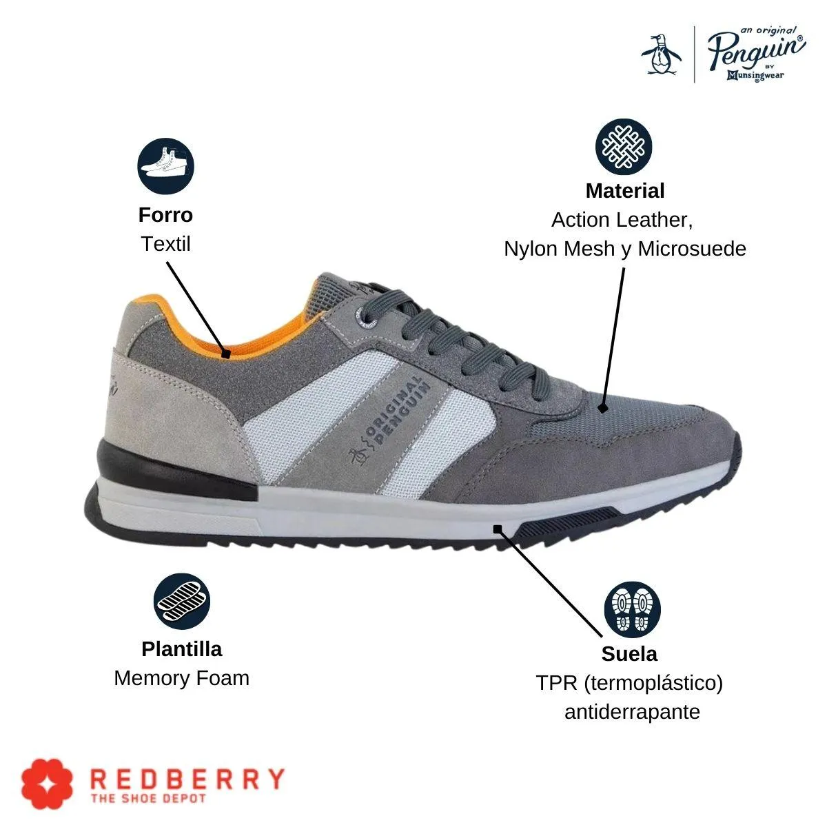 Tenis Penguin Hombre Style Giovanni OP100246