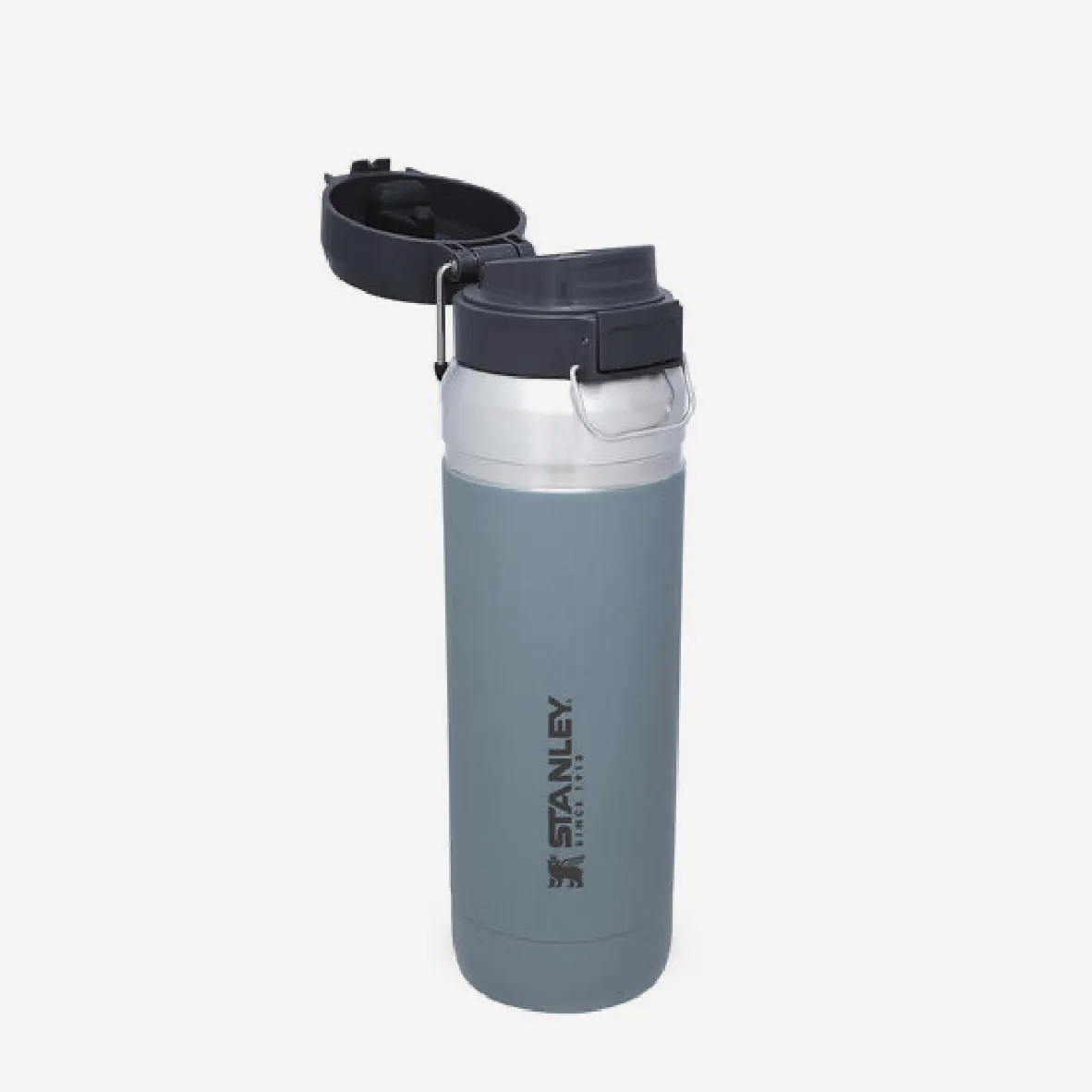 The Quick Flip Water Bottle 1L - Shale