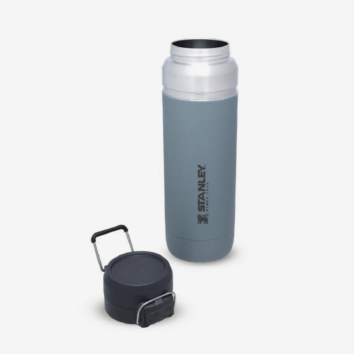 The Quick Flip Water Bottle 1L - Shale