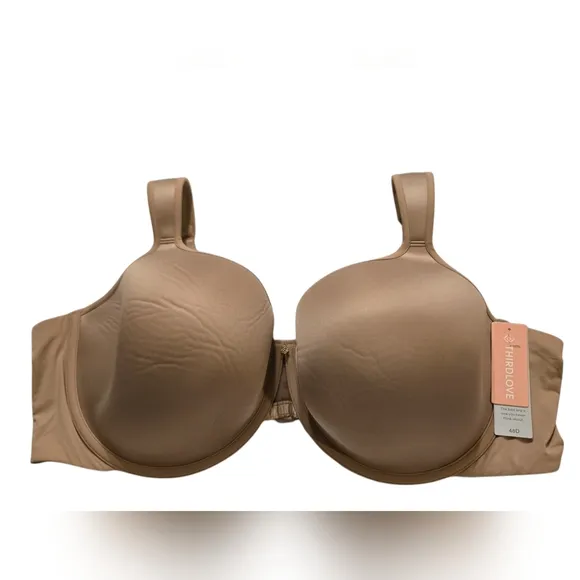 ThirdLove 24/7 Classic Full Coverage Bra in Taupe Size 48D New With Tag