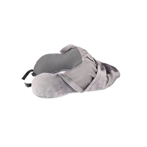Travelmall- Switzerland Premium Foldable Memory Fam Pillow With Hood