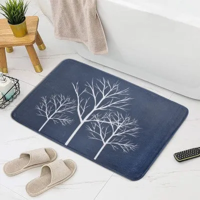 Trees Memory Foam Bathmat