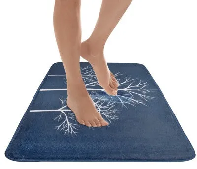 Trees Memory Foam Bathmat