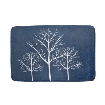 Trees Memory Foam Bathmat