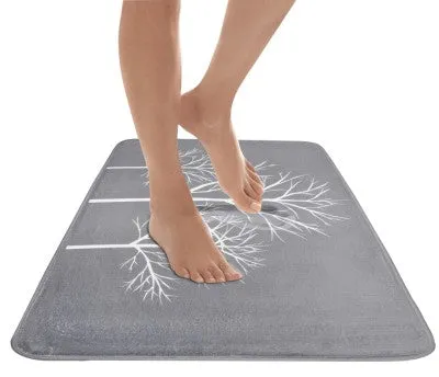 Trees Memory Foam Bathmat