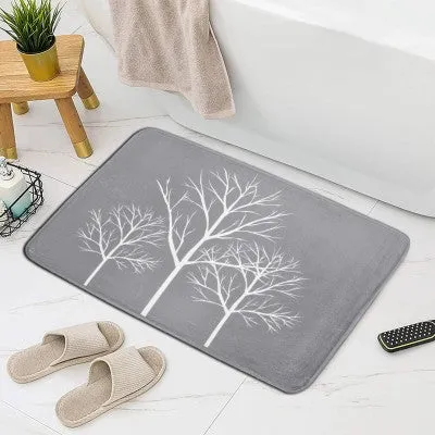 Trees Memory Foam Bathmat
