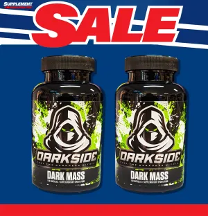 Twin Pack of Dark Mass Test Booster with Turkesterone by Darkside Supps
