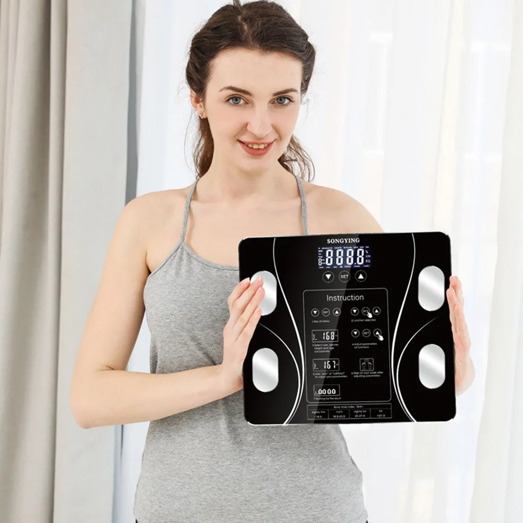 UFScale™ LCD Display Ultimate Fitness Scale With Water Weight Technology