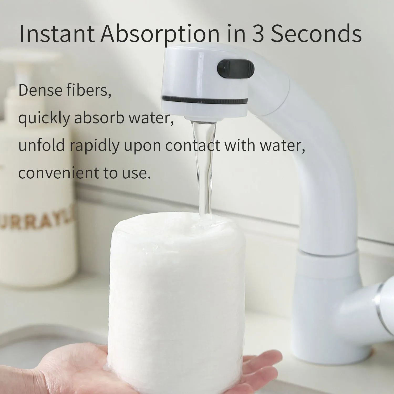 Ultra-Absorbent Compressed Bath Towel - Quick-Dry & Convenient Single Use【MTHA00002-01-001x001】