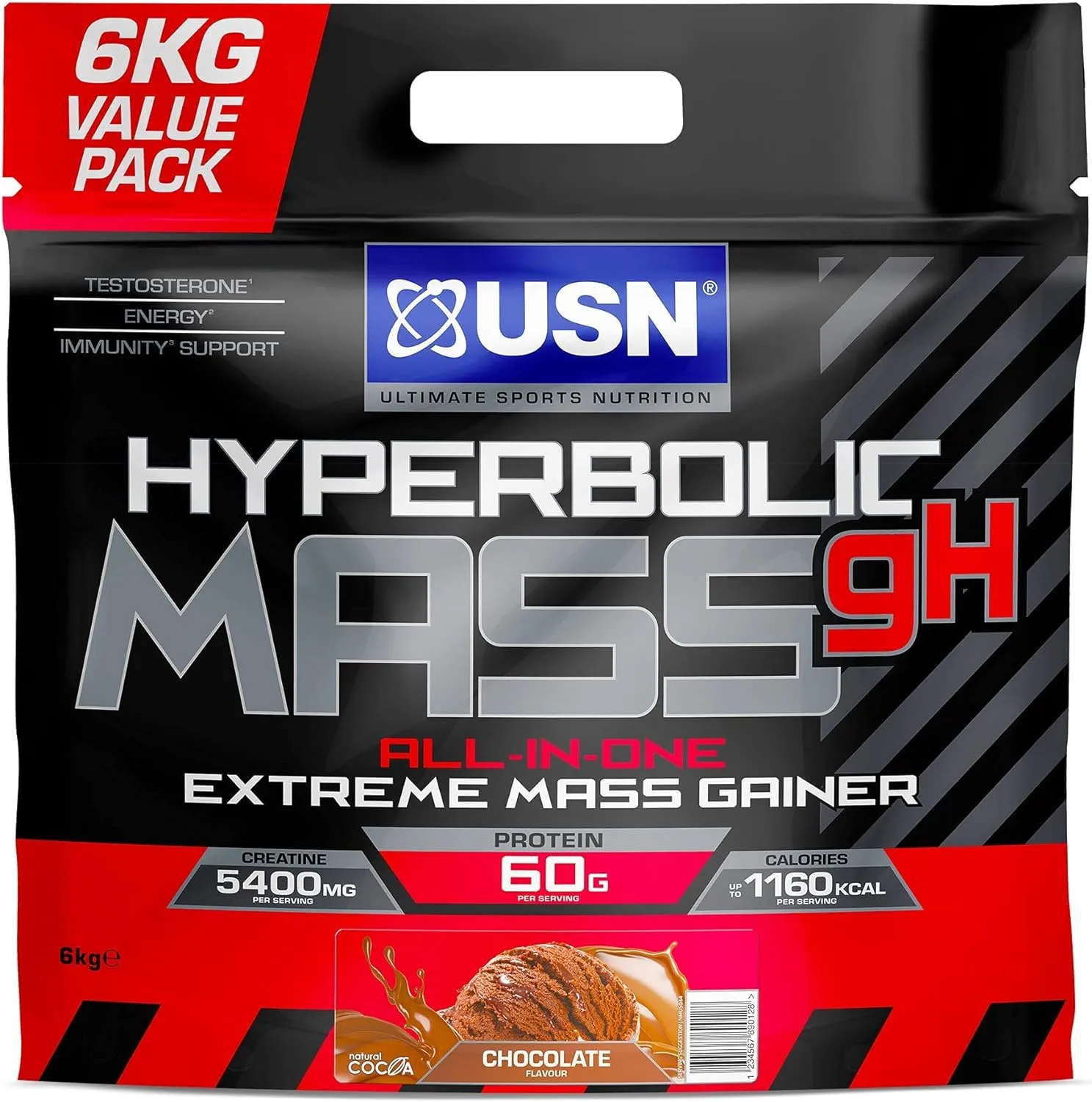 USN Hyperbolic Mass 6kg High Calorie Mass Gainer