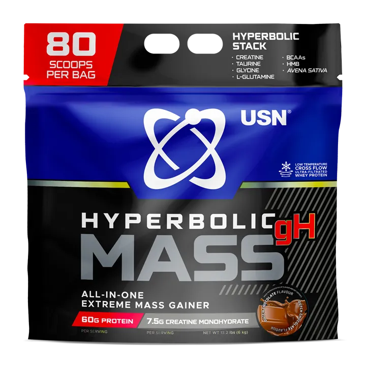 USN Hyperbolic Mass 6kg High Calorie Mass Gainer