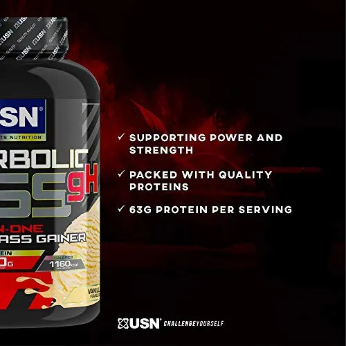 USN Hyperbolic Mass 6kg High Calorie Mass Gainer