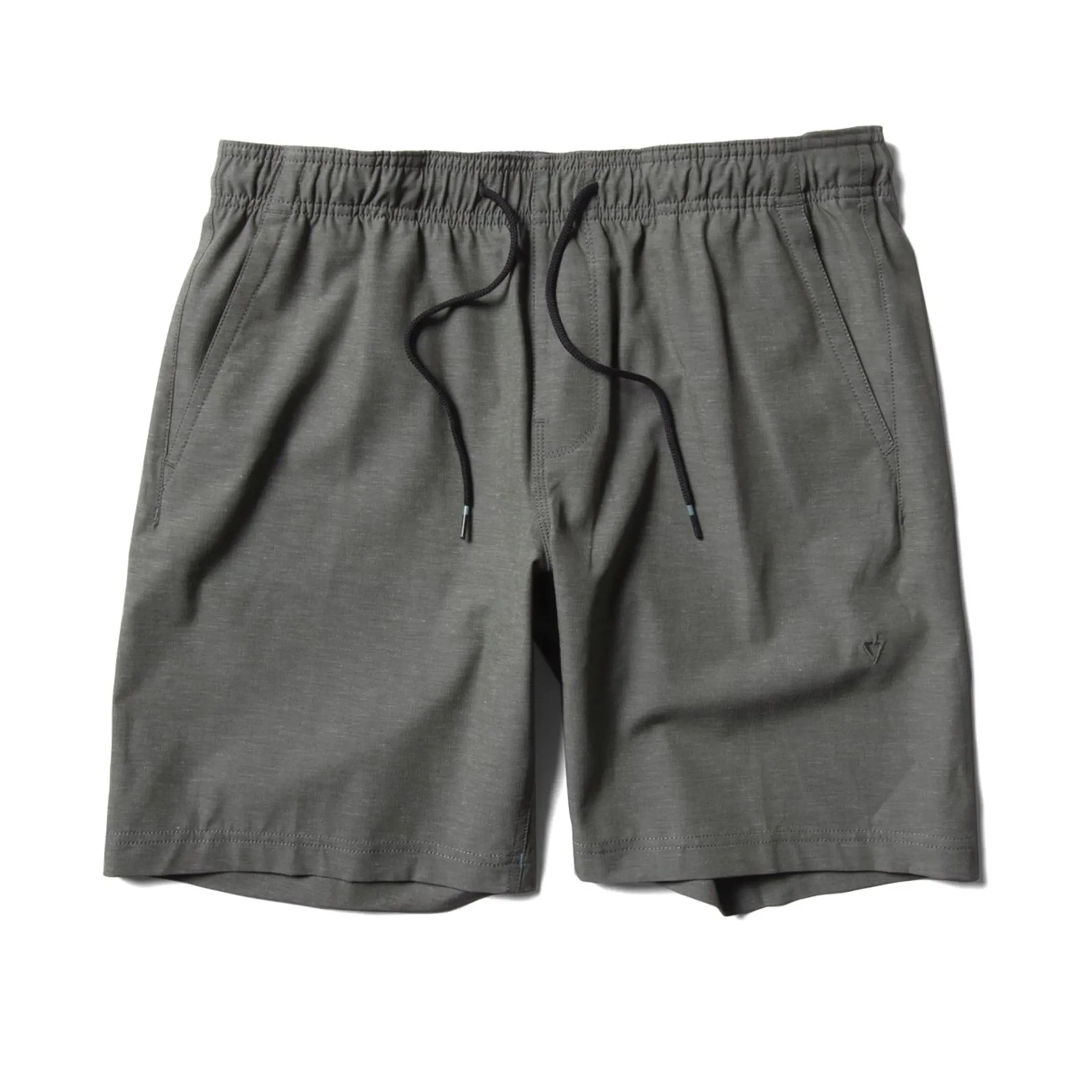 VISSLA HEMP NO SEAMS 18" ELASTIC WALKSHORT VINTAGE GREEN