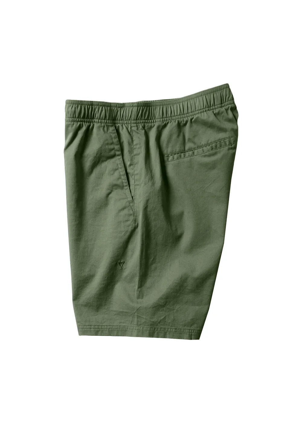 VISSLA NO SEAMS ECO 18" ELASTIC WALKSHORT SAGE