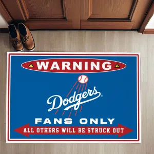 Warning Fans Only Doormat - Anti Slip Indoor Doormat - LADG