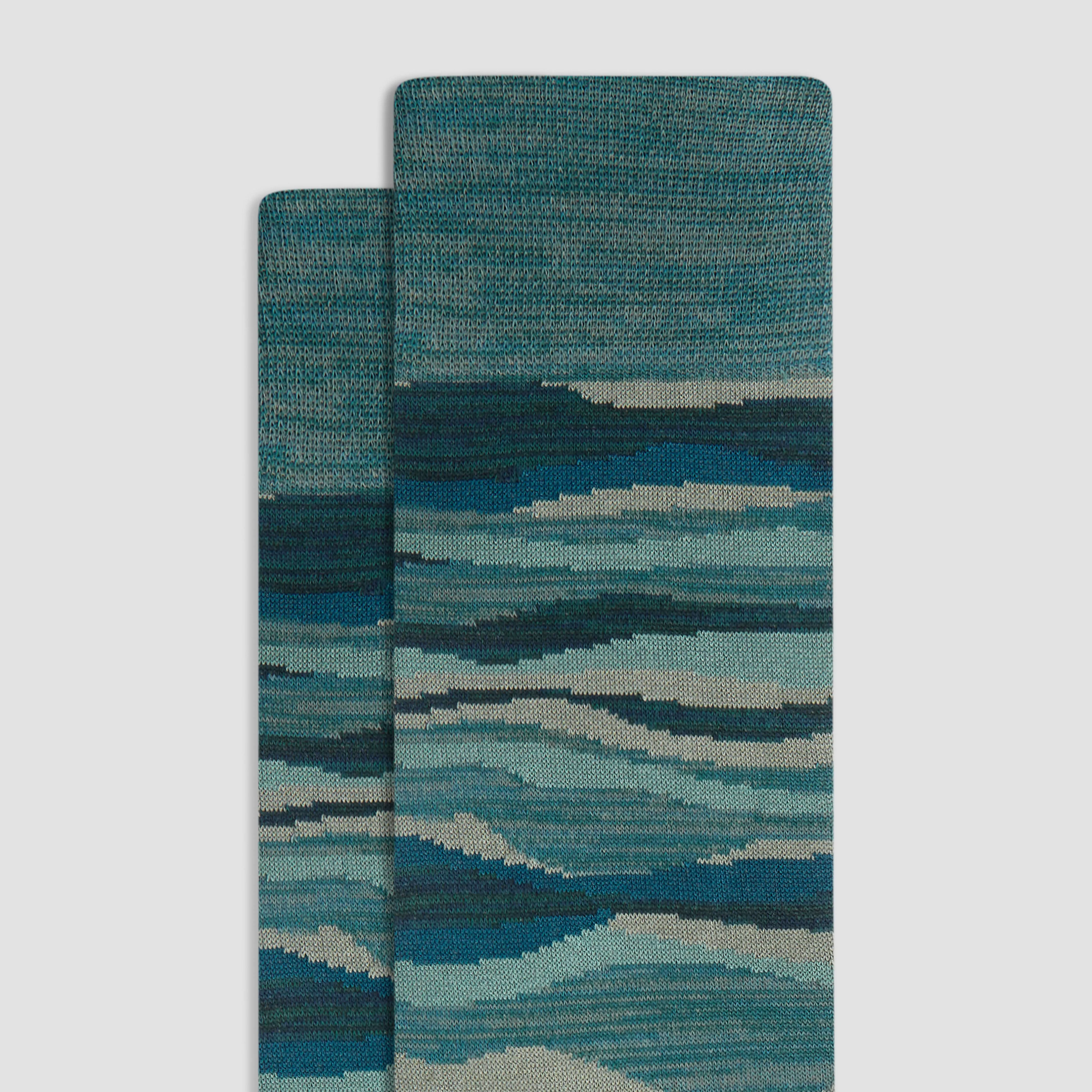 Wave Mid-Calf Socks