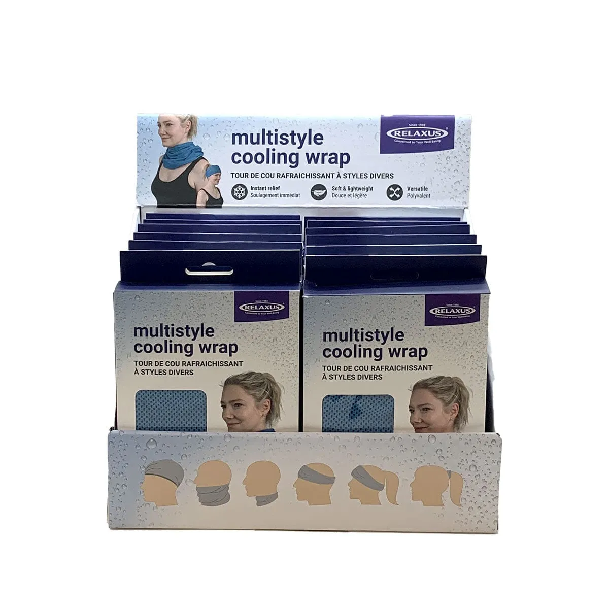 Wholesale Multistyle Cooling Wrap  - Displayer of 12