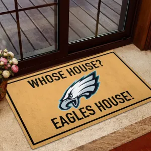 Whose House - Philadelphia Football Anti-Slip Rubber Doormat