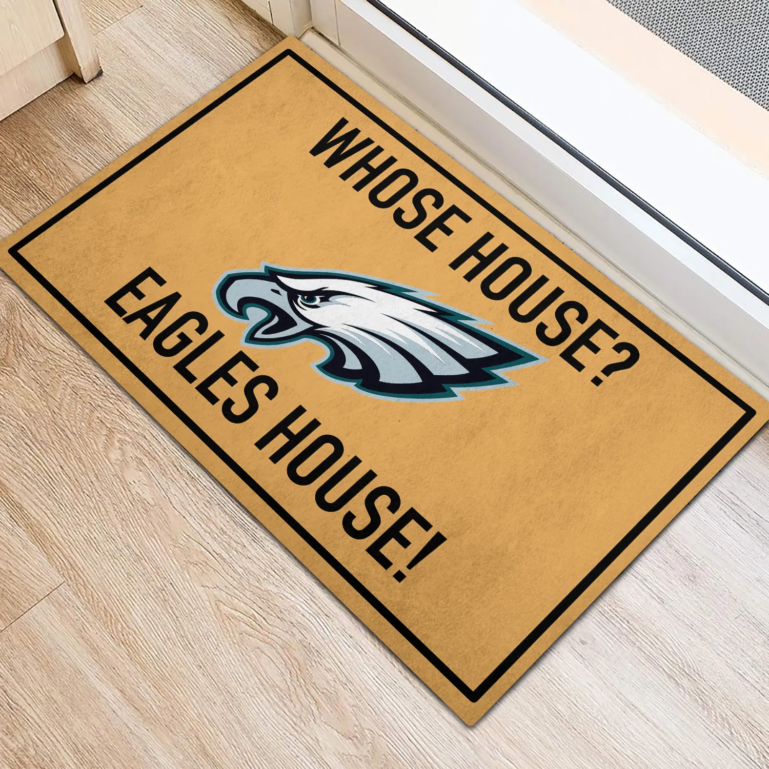 Whose House - Philadelphia Football Anti-Slip Rubber Doormat