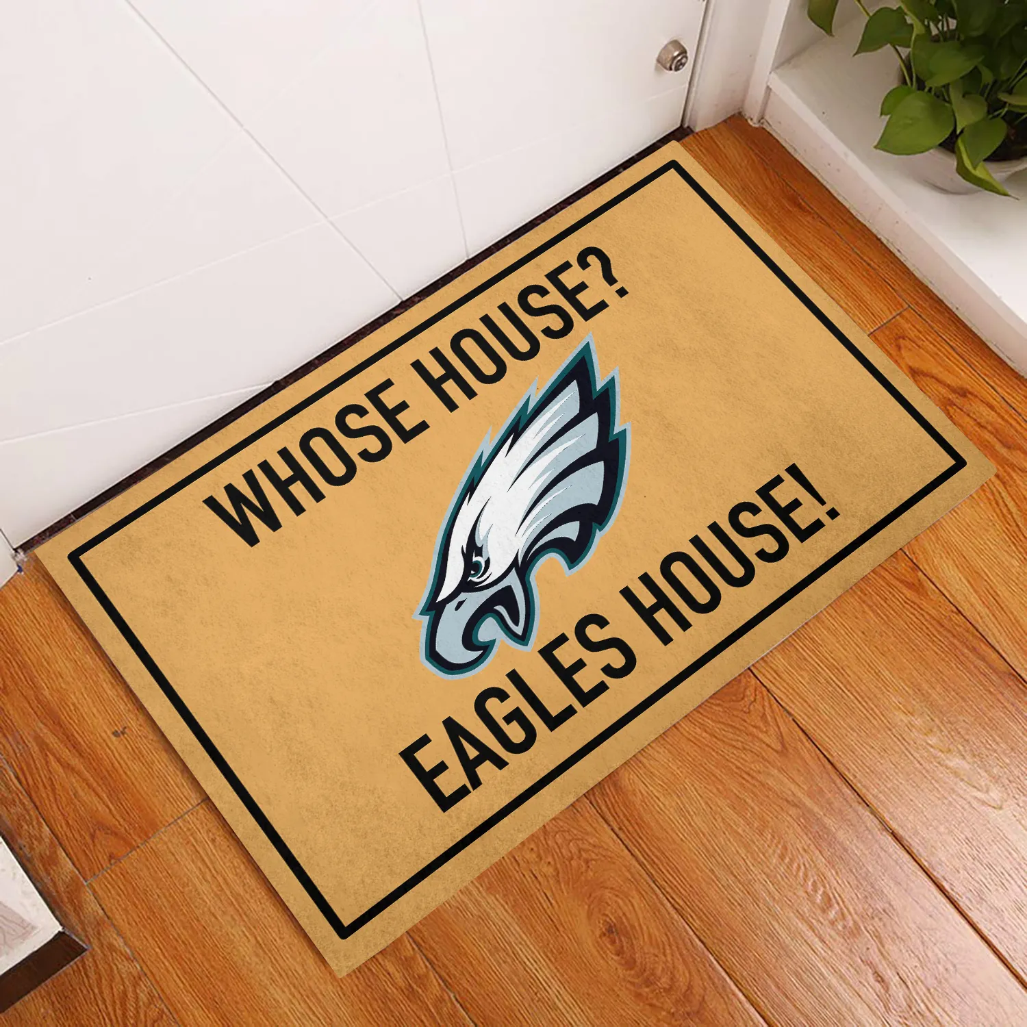 Whose House - Philadelphia Football Anti-Slip Rubber Doormat