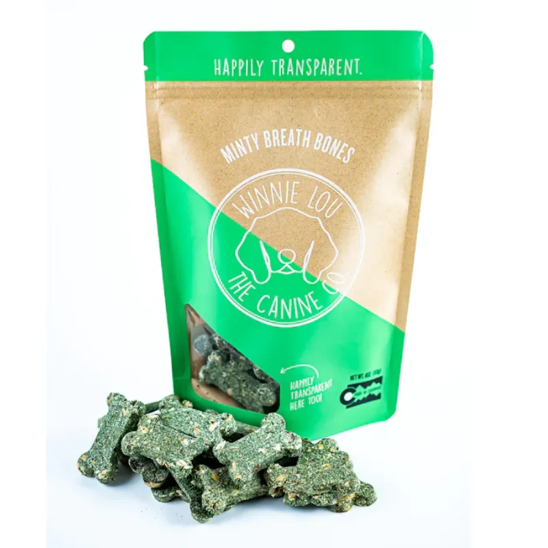 Winnie Lou- Minty Breath Bones - 4oz [May Expiry]