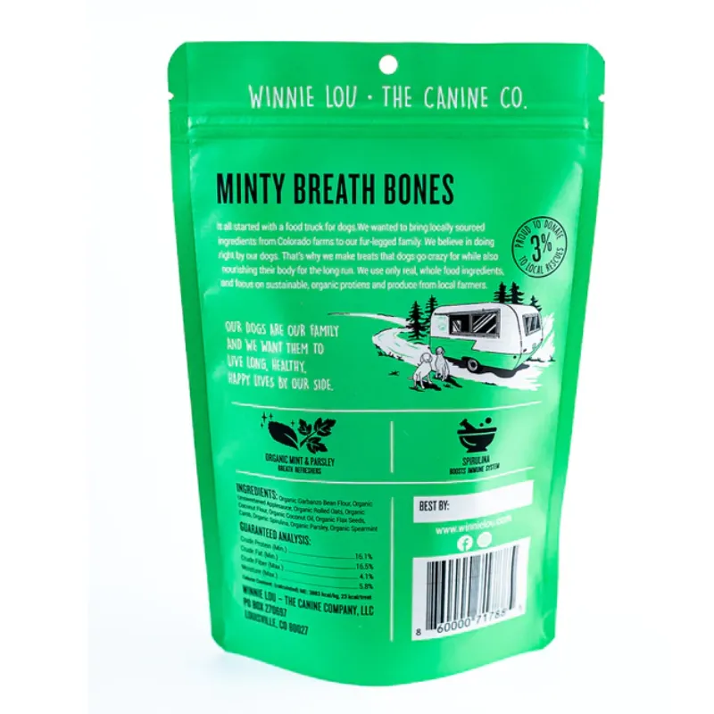 Winnie Lou- Minty Breath Bones - 4oz [May Expiry]