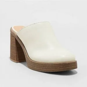 Women's 12 Men's 10 Universal Thread 3.75&quot; Chunky Block High Heel Slip On…