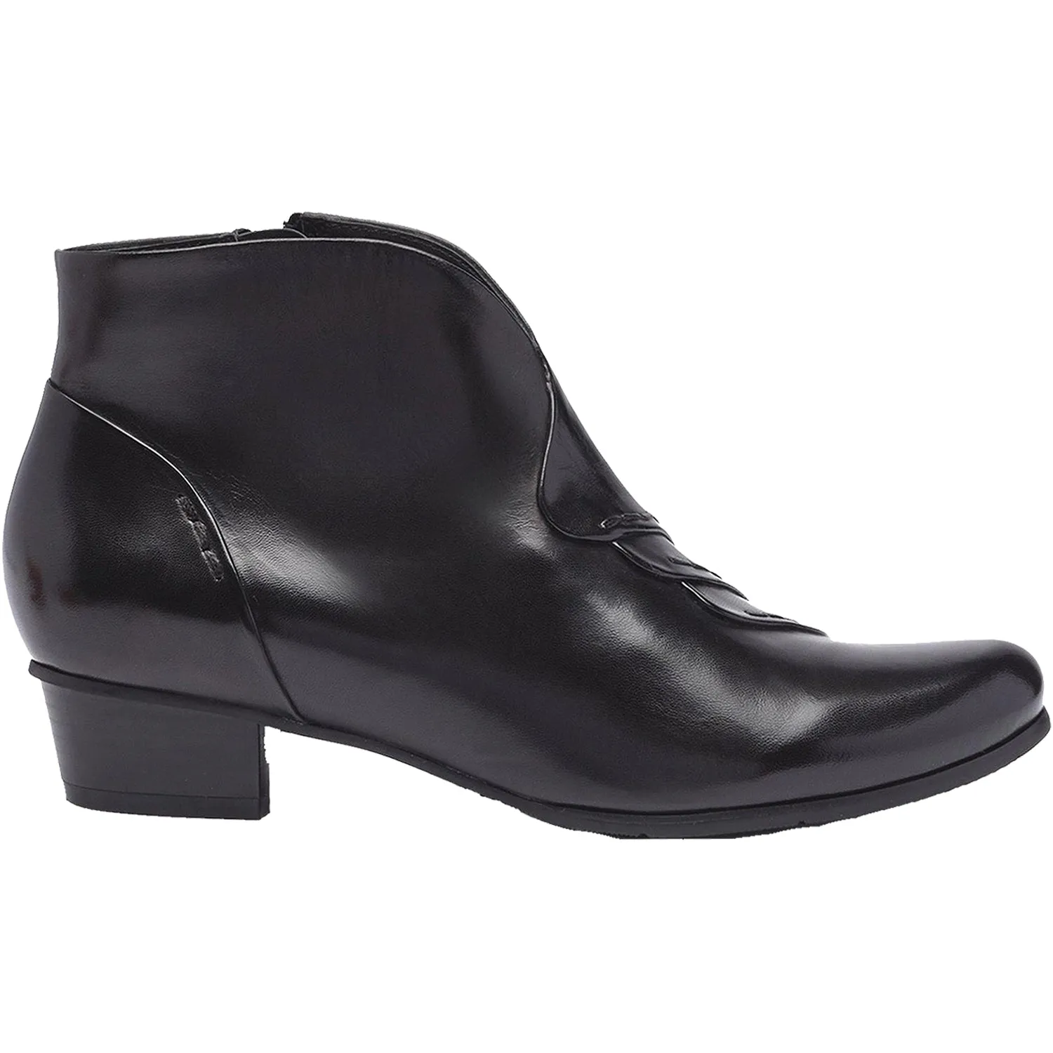 Women's Regarde Le Ciel Stefany-335 Black Glove Leather