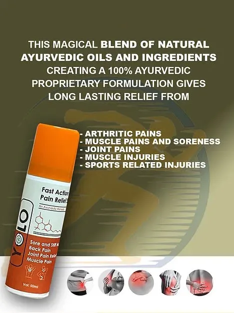 Yolo Fast Action Pain Relief Spray
