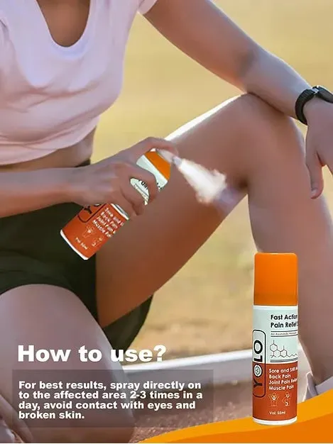 Yolo Fast Action Pain Relief Spray