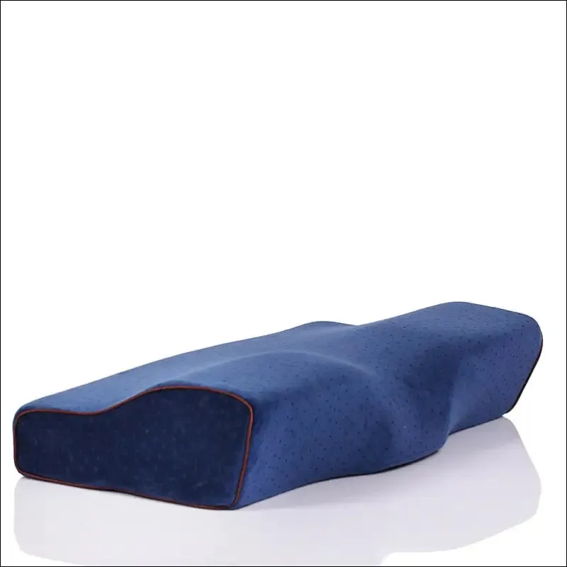 Yr memory foam pillow for sleep cervical pillows butterfly shaped memory pillows relax the cervical