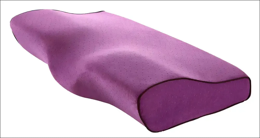 Yr memory foam pillow for sleep cervical pillows butterfly shaped memory pillows relax the cervical