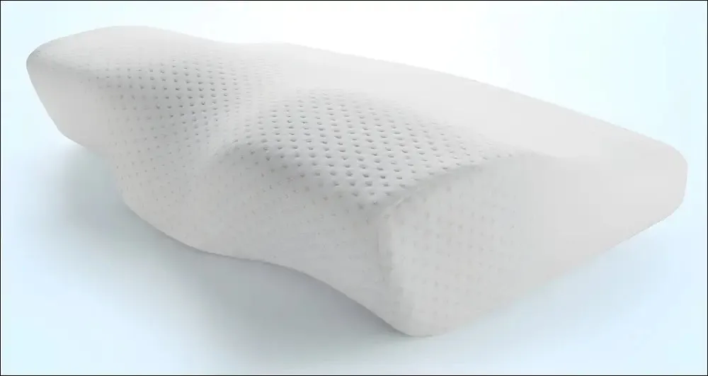 Yr memory foam pillow for sleep cervical pillows butterfly shaped memory pillows relax the cervical