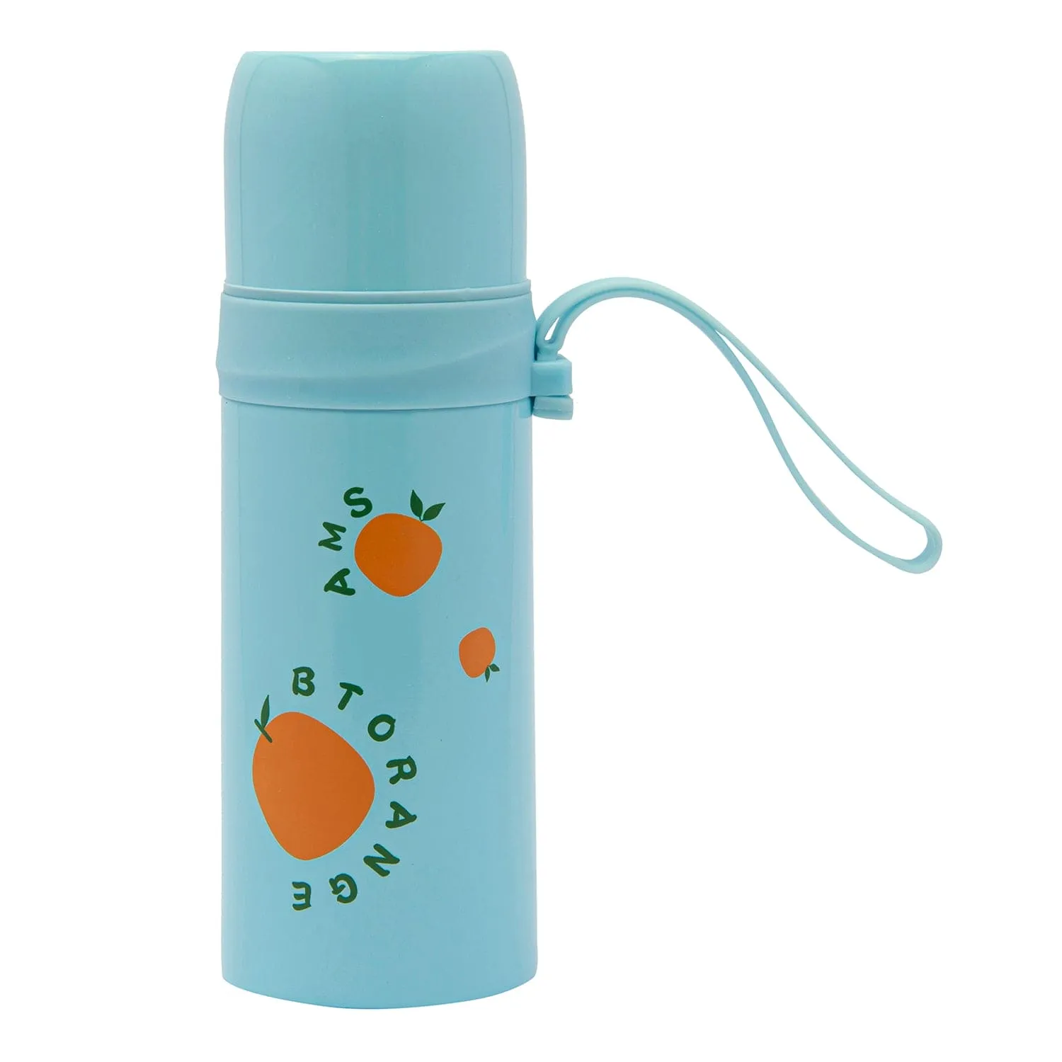 Yummy Oranges Blue  350 ml Stainless Steel Flask